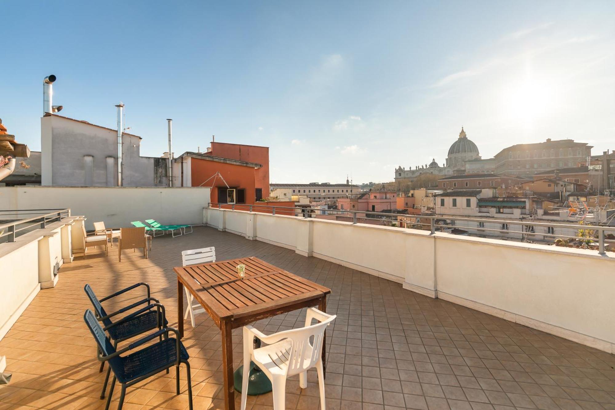 Penthouse In Exclusive Borgo Pio District Apartman Róma Kültér fotó